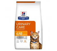 Hill's Prescription Diet c/d Urinary Care Multicare Feline Pollo 8 kg secco gatto 